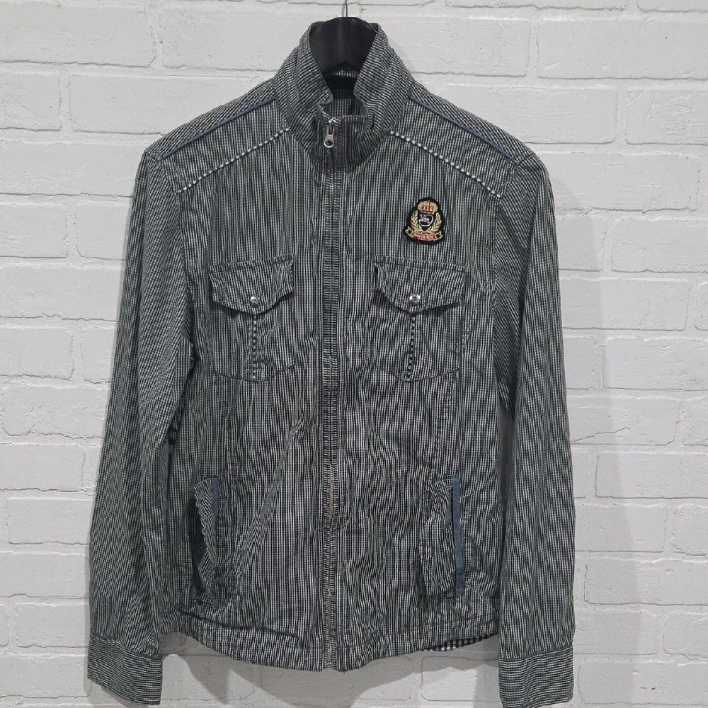 Vintage Von Dutch Gingham Shirt Jacket